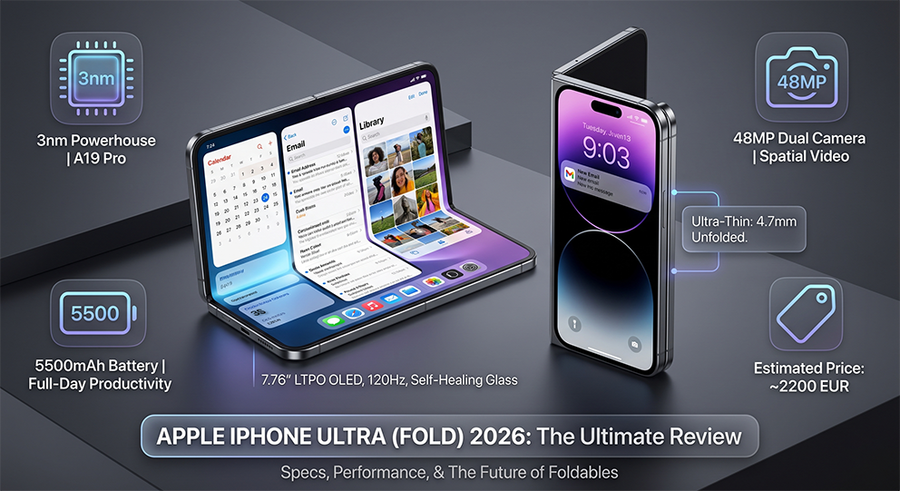 iPhone Ultra (Fold) 2026 Review Specs, Price, and Features